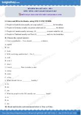 Đề thi giữa kì 2 Tiếng Anh 5 iLearn Smart Start - Đề số 2